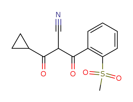 2-cyano-3-cyclopropyl-1-[2-(methylsulphonyl) phenyl] propan-1,3-dione