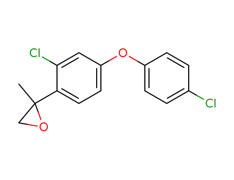 2-[2-chloro-4-(4-chlorophenoxy)phenyl]-2-methyloxirane