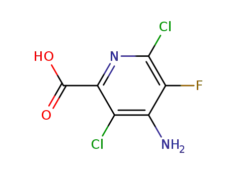 4-amino-3,6-dichloro-5-fluoropyridine-2-carboxylic acid