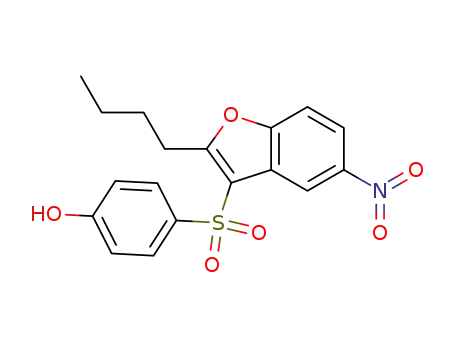 2-n-Butyl 3-(4-hydroxy benzenesulfonyl) 5-nitro benzofuran