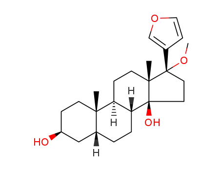 17β-(3-furyl)-17α-methoxy-5β-androstane-3β,14 β-diol