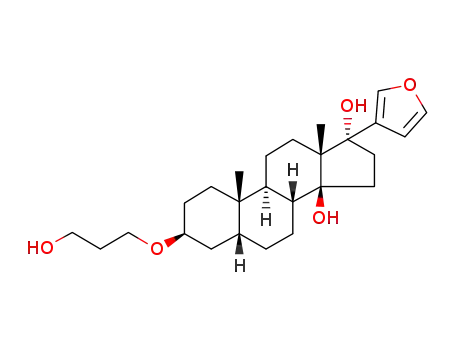 3β-(3-hydroxypropoxy)-17β-(furan-3-yl)-5β-androstane-14β,17α-diol