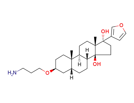 3β-(3-aminopropoxy)-17β-(3-furyl)-5β-androstane-14β,17α-diol
