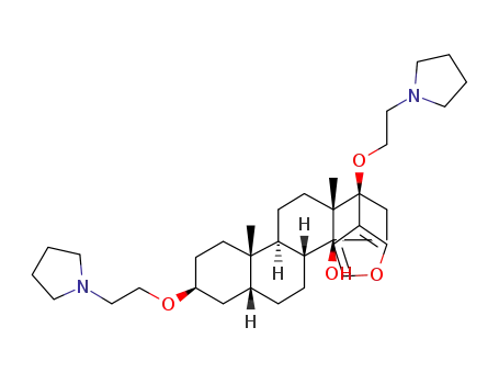 3β,17α-bis(2-(1-pyrrolidinyl)ethoxy)-17β-(3-furl)-5β-androstan-14β-ol