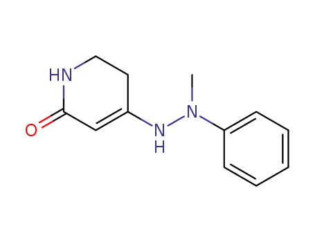 5,6-Dihydro-4-(2-methyl-2-phenylhydrazino)-2(1H)-pyridinone