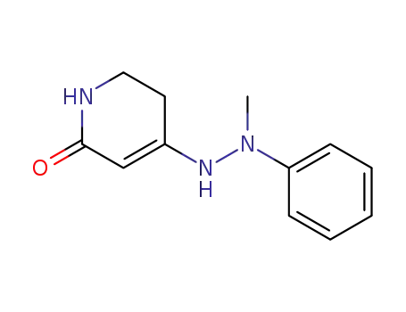Molecular Structure of 139122-76-2 (5,6-DIHYDRO-4-(2-METHYL-2-PHENYLHYDRAZINO)-2-1H-PYRIDINONE)