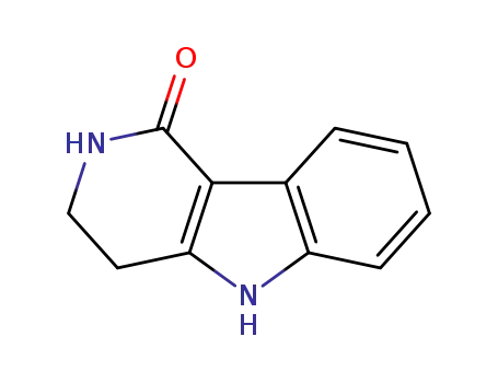 Molecular Structure of 122852-78-2 (1H-Pyrido[4,3-b]indol-1-one, 2,3,4,5-tetrahydro-)