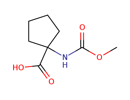 Cyclopentanecarboxylicacid, 1-[(methoxycarbonyl)amino]- cas  6949-76-4