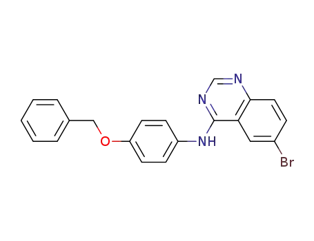 (4-benzyloxy-phenyl)-(6-bromoquinazolin-4-yl)-amine