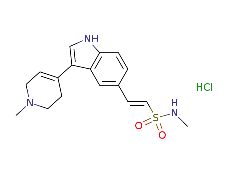 (E)-N-Methyl-2-[3-(1,2,3,6-tetrahydro-1-methyl-4-pyridinyl)-1H-indol-5-yl]ethene sulphonamide, hydrochloride