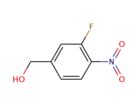Molecular Structure of 503315-74-0 (3-Fluoro-4-nitrobenzyl alcohol  99%)