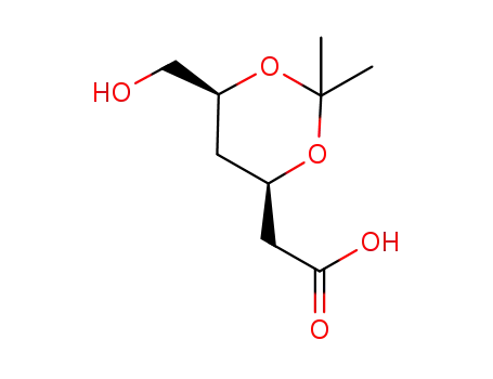 2-((4R,6S)-6-(hydroxymethyl)-2,2-dimethyl-1,3-dioxane-4-yl)acetic acid