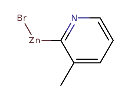 Molecular Structure of 308795-91-7 (3-METHYL-2-PYRIDYLZINC BROMIDE)