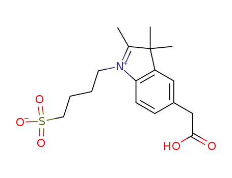 5-carboxymethyl-2,3,3-trimethyl-1-(4-sulfobutyl)-3H-indolium