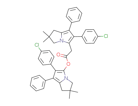 [2-(4-chlorophenyl)-6,6-dimethyl-1-phenyl-6,7-dihydro-5H-pyrrolizin-3-yl]acetic acid 2-(4-chlorophenyl)-6,6-dimethyl-1-phenyl-6,7-dihydro-5H-pyrrolizin-3-yl ester
