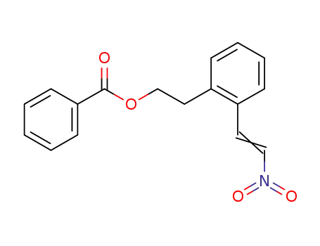 Molecular Structure of 139122-16-0 (Benzeneethanol, 2-(2-nitroethenyl)-, 1-benzoate)