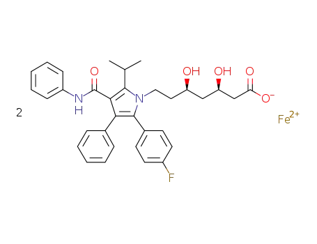 [R-(RS,RS)]-2-(4-fluorophenyl)-β,δ-dihydroxy-5-(1-methylethyl)-3-phenyl-4-[(phenylamino)carbonyl]-1H-pyrrole-1-heptanoic acid iron salt