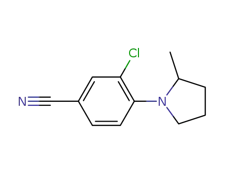 3-chloro-4-(2-methyl-pyrrolidin-1-yl)-benzonitrile