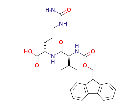 (S)-2-((S)-2-((((9H-fluoren-9-yl)-methoxy)carbonyl)amino)-3-methylbutanamido)-5-ureidopentanoic acid