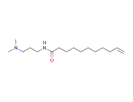 Molecular Structure of 66654-01-1 (N-[3-(dimethylamino)propyl]undec-10-enamide)