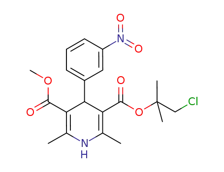 1-chloro-2-methyl-2-propyl methyl 1 ,4-dihydro-2,6-dimethyl-4-(3-nitrophenyl)-1-pyridine-3 ,5-dicarboxylate