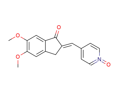 (2E)-5,6-dimethoxy-2-(pyridin-4-yl-methylene)indan-1-one-N-oxide