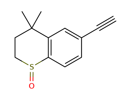 4,4-dimethyl-6-ethynylthiochromane S-oxide