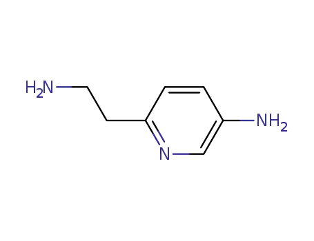 Molecular Structure of 215099-43-7 (2-Pyridineethanamine,5-amino-(9CI))