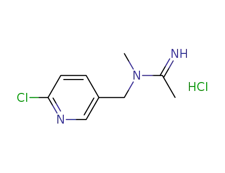 N-[(6-chloropyridyl-3-yl)methyl]-N-methylacetamidine
