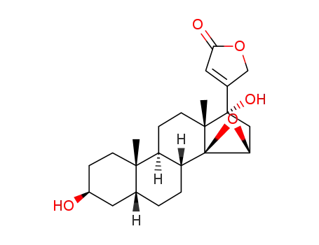 3β,17α-dihydroxy-14β,15β-epoxy-5β-card-20(22)-enolide