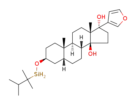 3β-(dimethyl-tert-butylsilyloxy)-17β-(3-furyl)-5β-androstane-14β,17α-diol