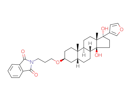 3β-(3-phthalimidopropoxy)-17β-(3-furyl)-5β-androstane-14β,17α-diol