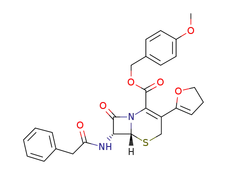 4-Methoxybenzyl (6R,7R)-3-(4,5-dihydrofuran-2-yl)-7-phenylacetamido-ceph-3-em-4-carboxylate