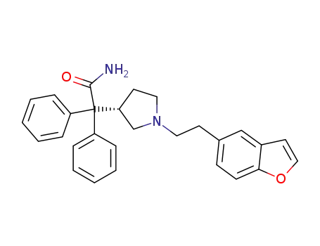 (S)-2-{1-[2-(benzofuran-5-yl)ethyl]-3-pyrrolidinyl}-2,2-diphenylacetamide