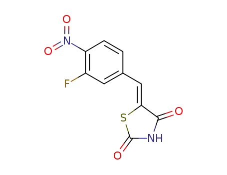 5-(3-fluoro-4-nitro-benzylidene)-thiazolidine-2,4-dione