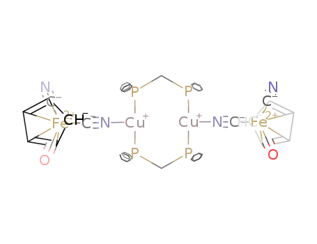 [(η(5)-C5H5)Fe(CO)(CN)(μ-CN)Cu(bis(dicyclohexylphosphanyl)methane)]2