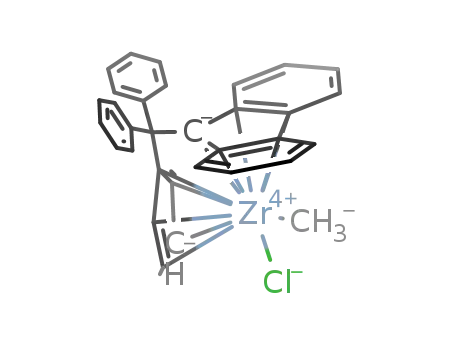 Ph2C(cyclopentadienyl)(fluorenyl)ZrClMe