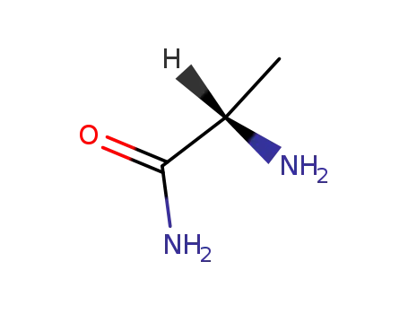 Molecular Structure of 7324-05-2 (L-Alaninamide)