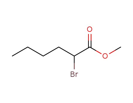 Molecular Structure of 5445-19-2 (Methyl 2-bromohexanoate)
