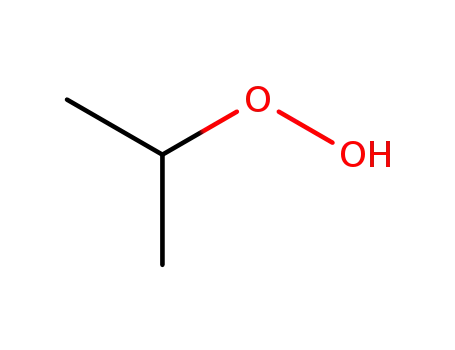 Molecular Structure of 3031-75-2 (Isopropyl hydroperoxide)
