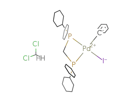C6H5PdI((C6H11)2PCH2P(C6H11)2)*CH2Cl2