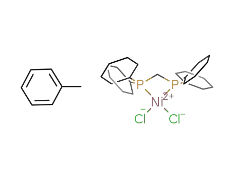 [bis(dicyclohexylphosphino)methaneNiCl2] * C7H8