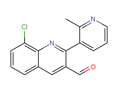 8-chloro-2-(2-methylpyridin-3-yl)quinoline-3-carbaldehyde