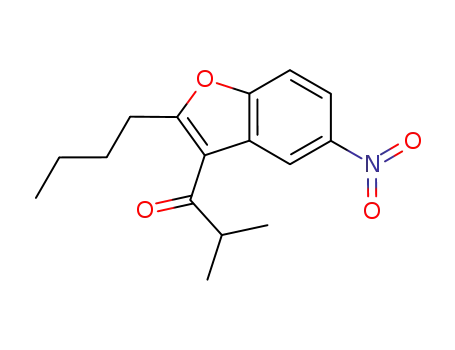 2-n-butyl-5-nitro-benzofuranyl isobutyryl ketone