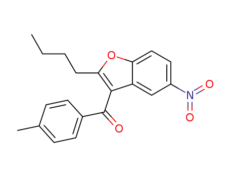 2-n-butyl-5-nitro-3-(4'-methyl)acetophenonebenzofuran