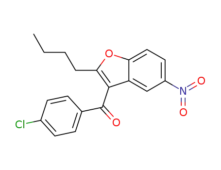 2-n-butyl-5-nitro-3-(4'-chloro)acetophenonebenzofuran