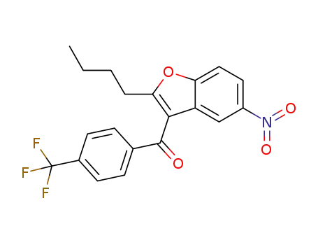 2-n-butyl-5-nitro-3-(4'-trifluoromethyl)acetophenonebenzofuran