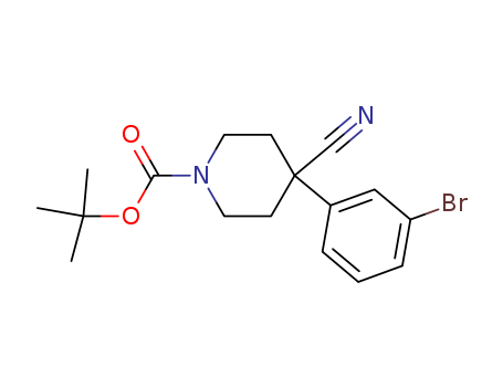 1-N-BOC-4-(3-BROMOPHENYL)-4-CYANOPIPERIDINE