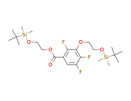 2-{[(1,1-dimethylethyl)(dimethyl)silyl]oxy}ethyl-3-[(2-{[(1,1-dimethylethyl)(dimethyl)siyl]oxy}ethyl)oxy]-2,4,5-trifluorobenzoate