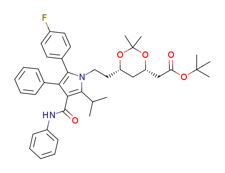 (4S,6S)-6-[2-[2-(4-Fluorophenyl)-5-(1-methylethyl)-3-phenyl-4-[(phenylamino)carbonyl]-1H-pyrrol-1-yl]ethyl]-2,2-dimethyl-1,3-dioxane-4-acetic Acid 1,1-Dimethylethyl Ester